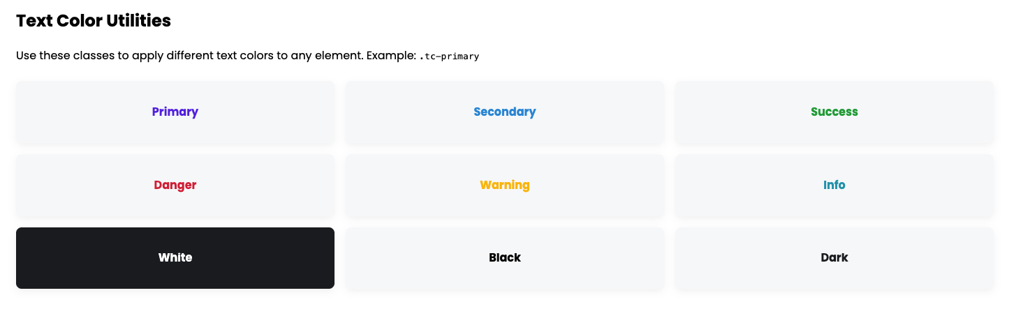 Text Color